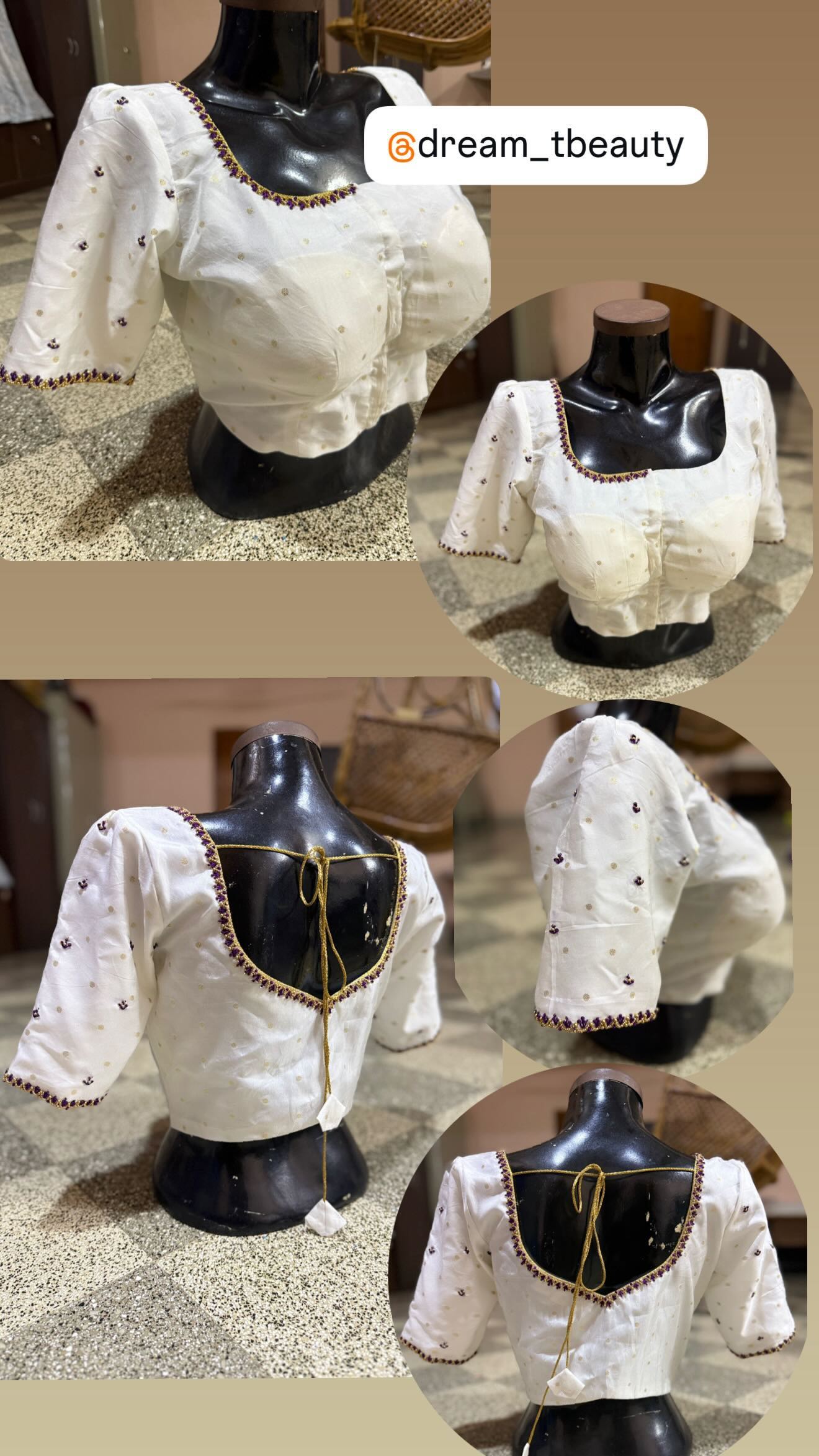Silk Thread Embroidery - Dreamt Beauty's Institute & Boutique